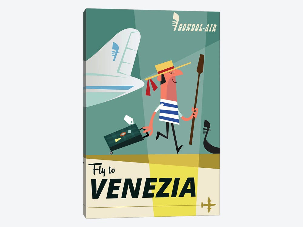 Fly To...Venezia by Gary Godel 1-piece Canvas Art