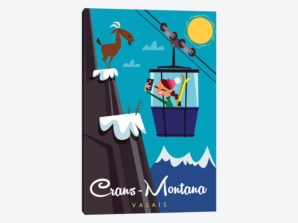 Crans Montana by Gary Godel 1-piece Art Print