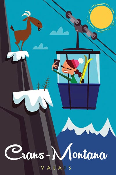 Goats: Crans Montana by Gary Godel