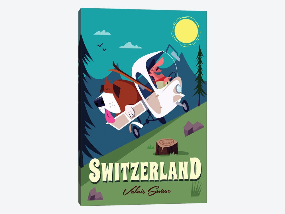 Switzerland Valais Suisse by Gary Godel 1-piece Art Print
