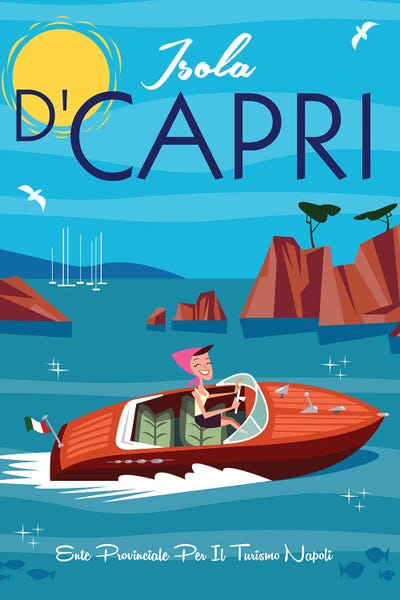 La Dolce Vita: Isola D'Capri II by Gary Godel