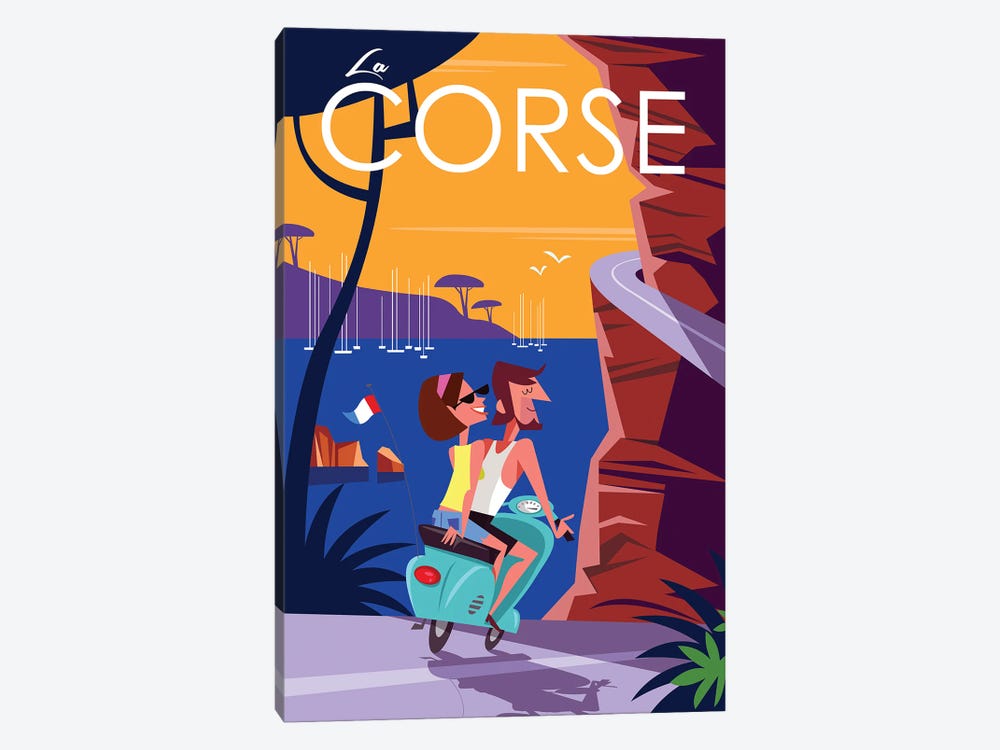 La Corse by Gary Godel 1-piece Canvas Art