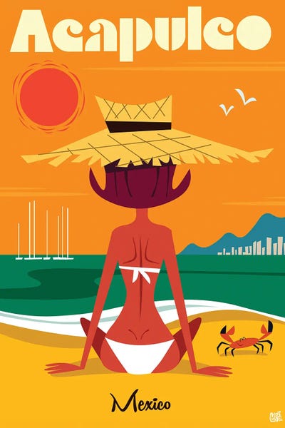 Large Coastal Art - Canvas Prints: Acapulco by Gary Godel