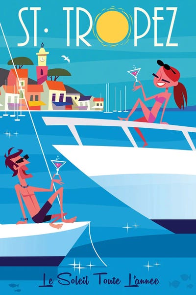 Yachts: St Tropez VI by Gary Godel