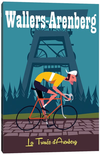 Wallers-Arenberg Canvas Art Print - Cycling Art