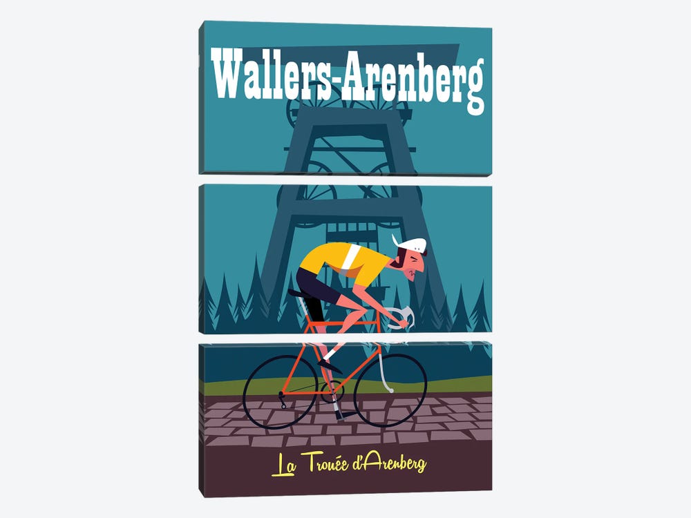 Wallers-Arenberg by Gary Godel 3-piece Canvas Art