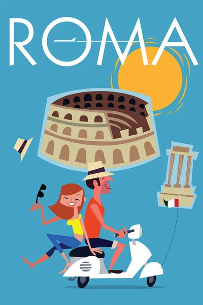 Ancient Ruins: Roma Italie by Gary Godel