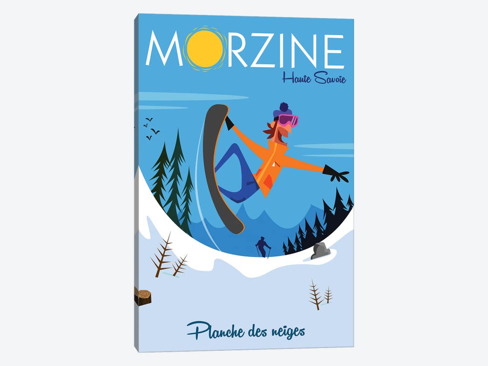Morzine Haute-Savoie by Gary Godel 1-piece Canvas Art