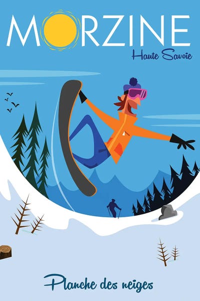 Snowboarding: Morzine Haute-Savoie by Gary Godel