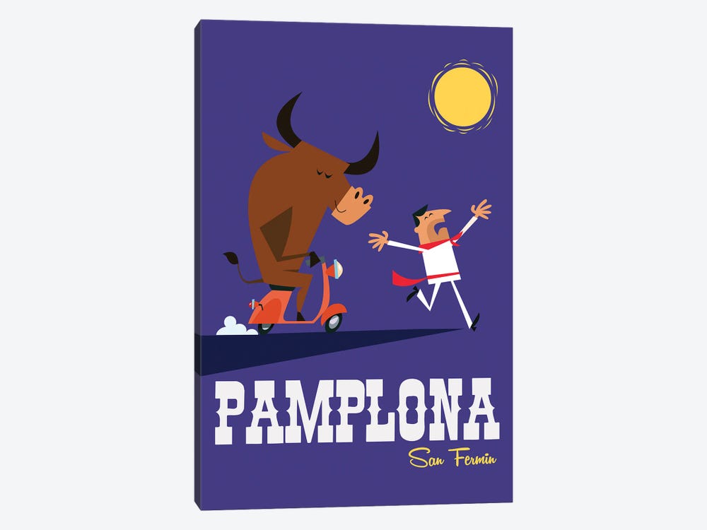 Pamplona by Gary Godel 1-piece Canvas Art