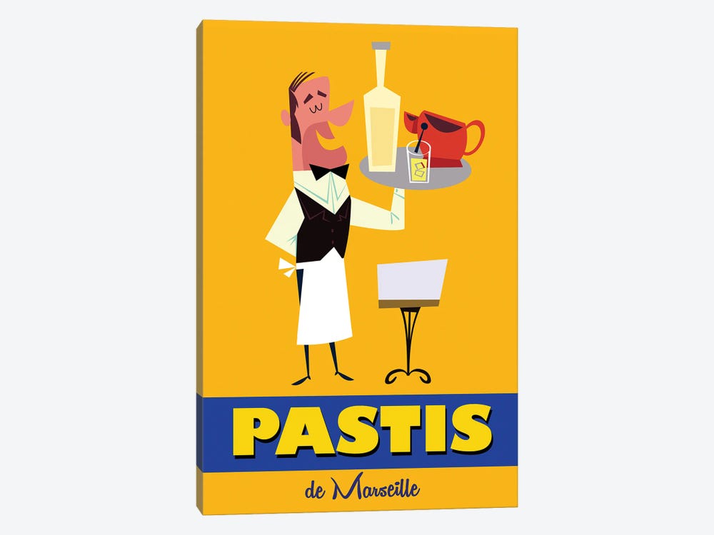 Pastis De Marseille by Gary Godel 1-piece Canvas Print