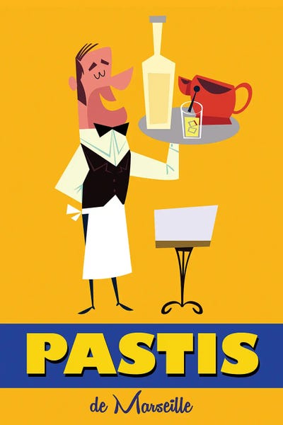 Food & Drink Posters: Pastis De Marseille by Gary Godel