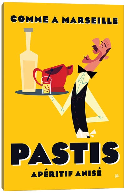 Pastis Apreitif Canvas Art Print - Food & Drink Posters