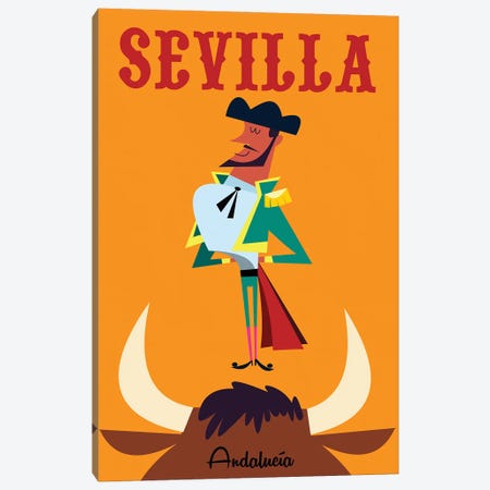 Sevilla Canvas Print #GGD29} by Gary Godel Canvas Artwork