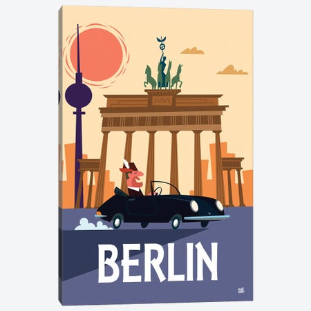 Berlin Canvas Print #GGD2} by Gary Godel Art Print