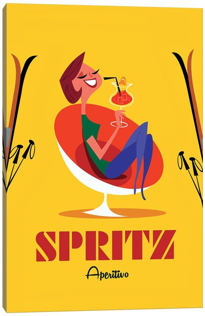 Spritz Aperitif Canvas Art Print - Food & Drink Posters