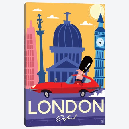 London Canvas Print #GGD32} by Gary Godel Canvas Art Print