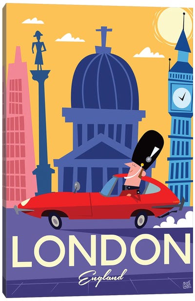 London Canvas Art Print - London Travel Posters