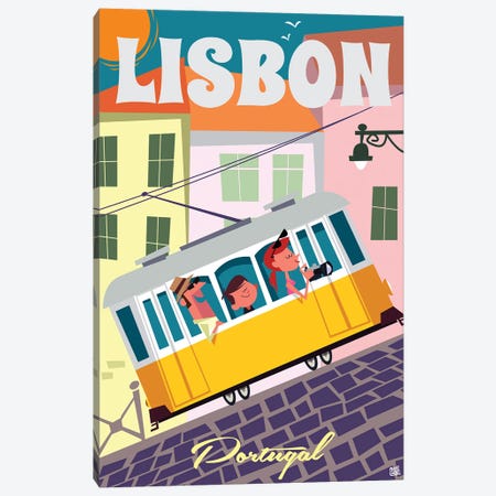 Lisbon Canvas Print #GGD38} by Gary Godel Canvas Print