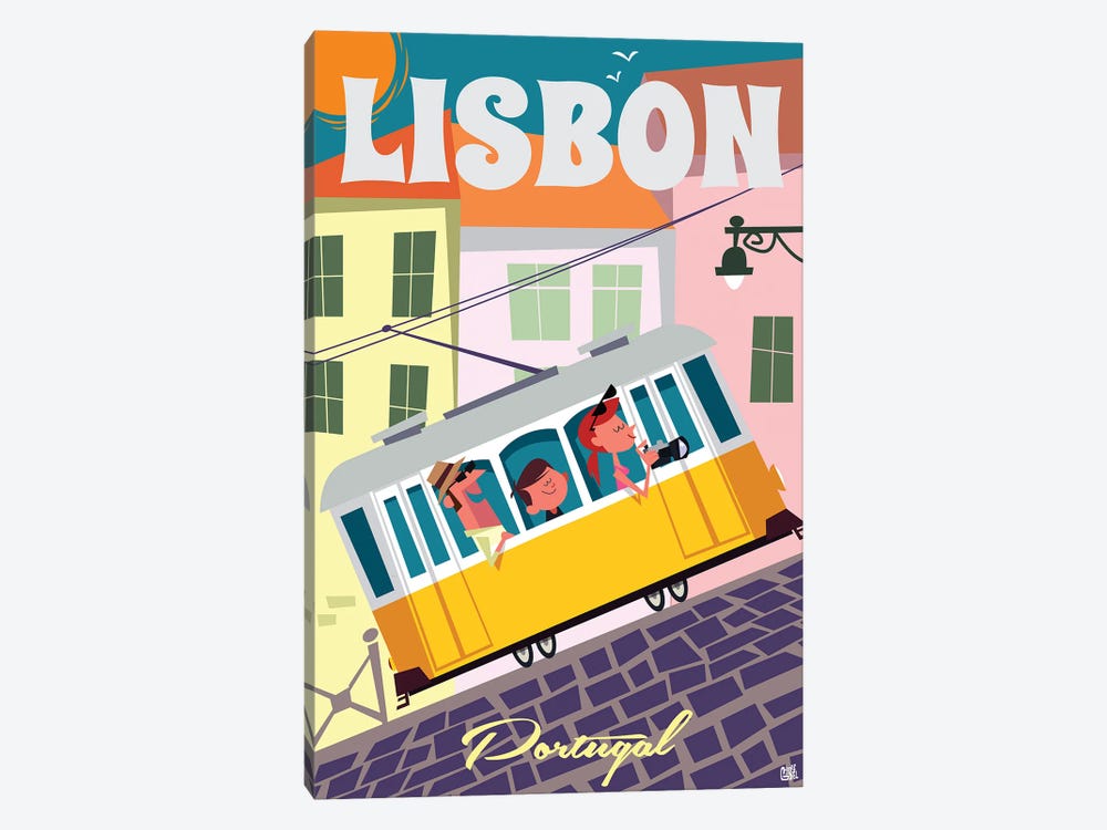Lisbon by Gary Godel 1-piece Canvas Art Print