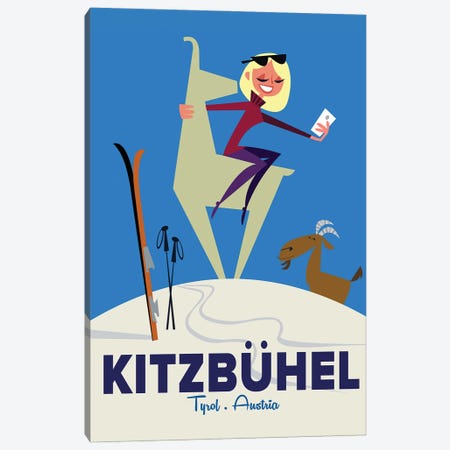 Kitzbuhel Canvas Print #GGD42} by Gary Godel Canvas Artwork
