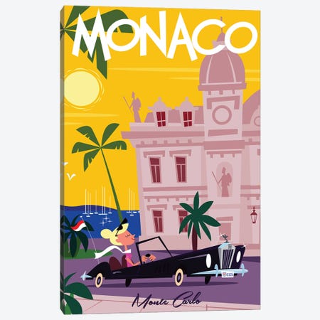 Monaco Monte Carlo Canvas Print #GGD46} by Gary Godel Canvas Print