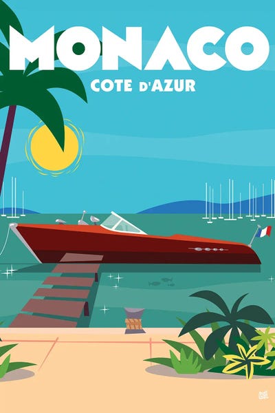 Monaco: Monaco Cote D'Azur by Gary Godel
