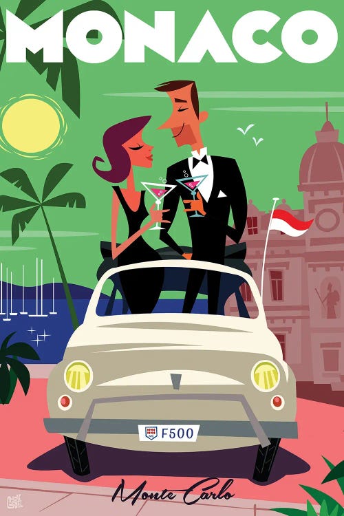Monaco Monte Carlo Casino by Gary Godel wall art