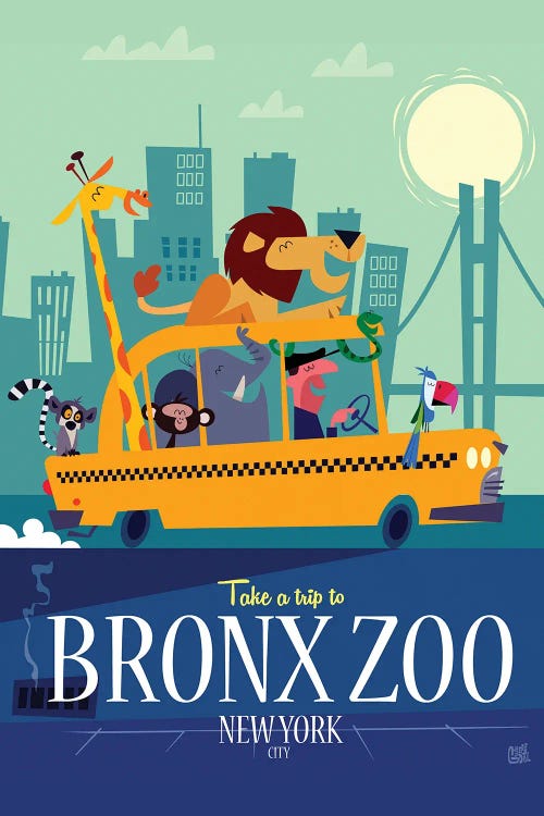 Bronx Zoo Nyc by Gary Godel wall art