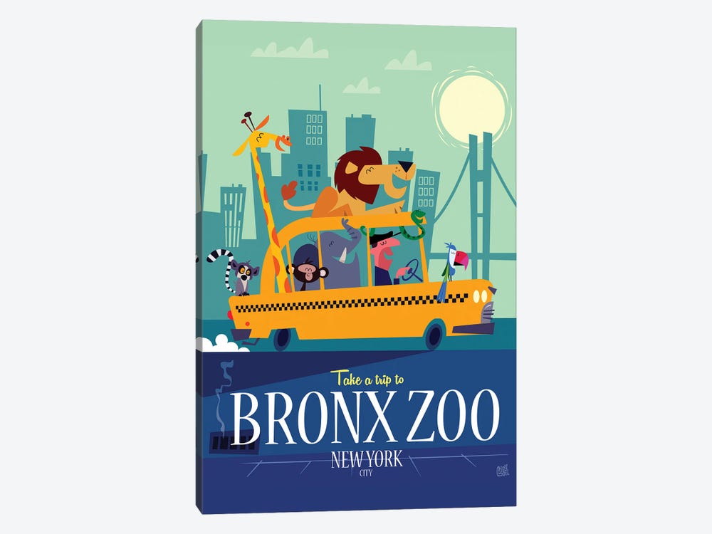 Bronx Zoo Nyc by Gary Godel 1-piece Canvas Art