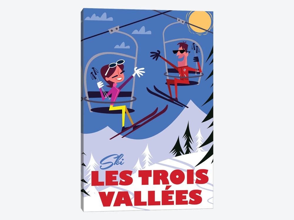 Les Trois Vallees by Gary Godel 1-piece Art Print