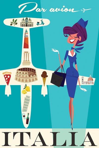 By Air: Par Avion Italia by Gary Godel