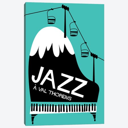 Val Thorens Jazz Canvas Print #GGD62} by Gary Godel Canvas Artwork