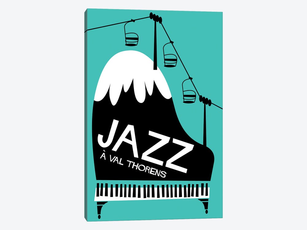 Val Thorens Jazz by Gary Godel 1-piece Canvas Wall Art