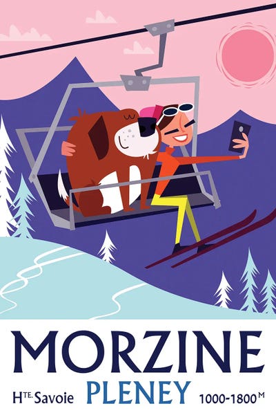 St. Bernards: Morzine Pleney by Gary Godel