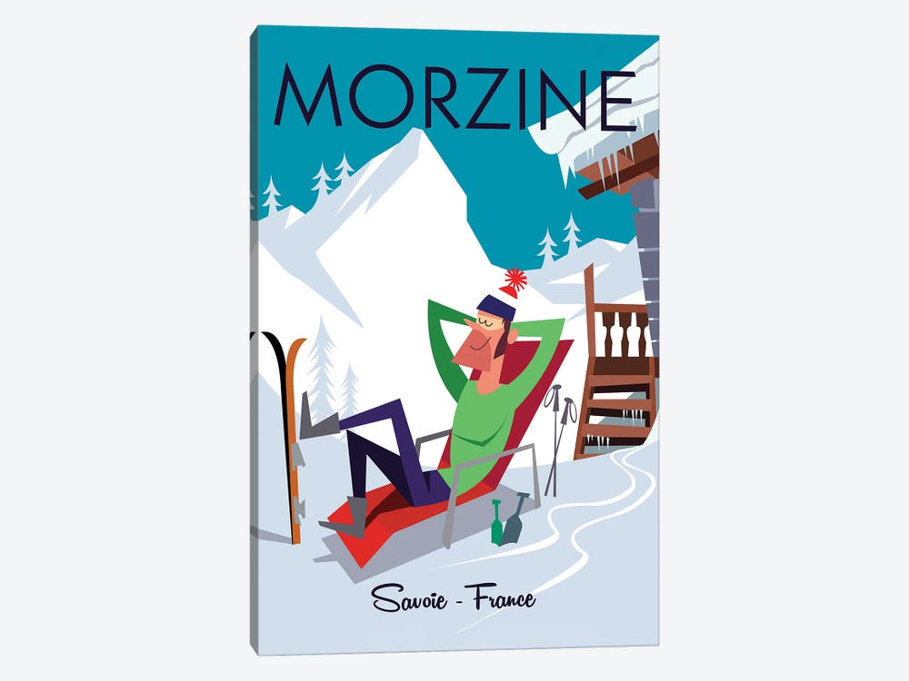 Morzine by Gary Godel 1-piece Canvas Art Print