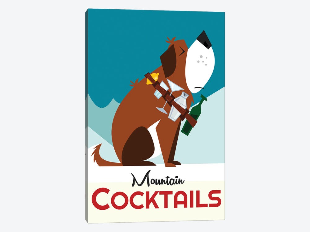 Mountain Cocktails by Gary Godel 1-piece Canvas Artwork