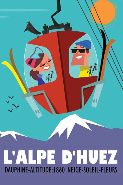 Skiing: L'Alpe D'Huez by Gary Godel