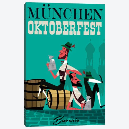 Munich Oktoberfest Canvas Print #GGD70} by Gary Godel Canvas Art Print