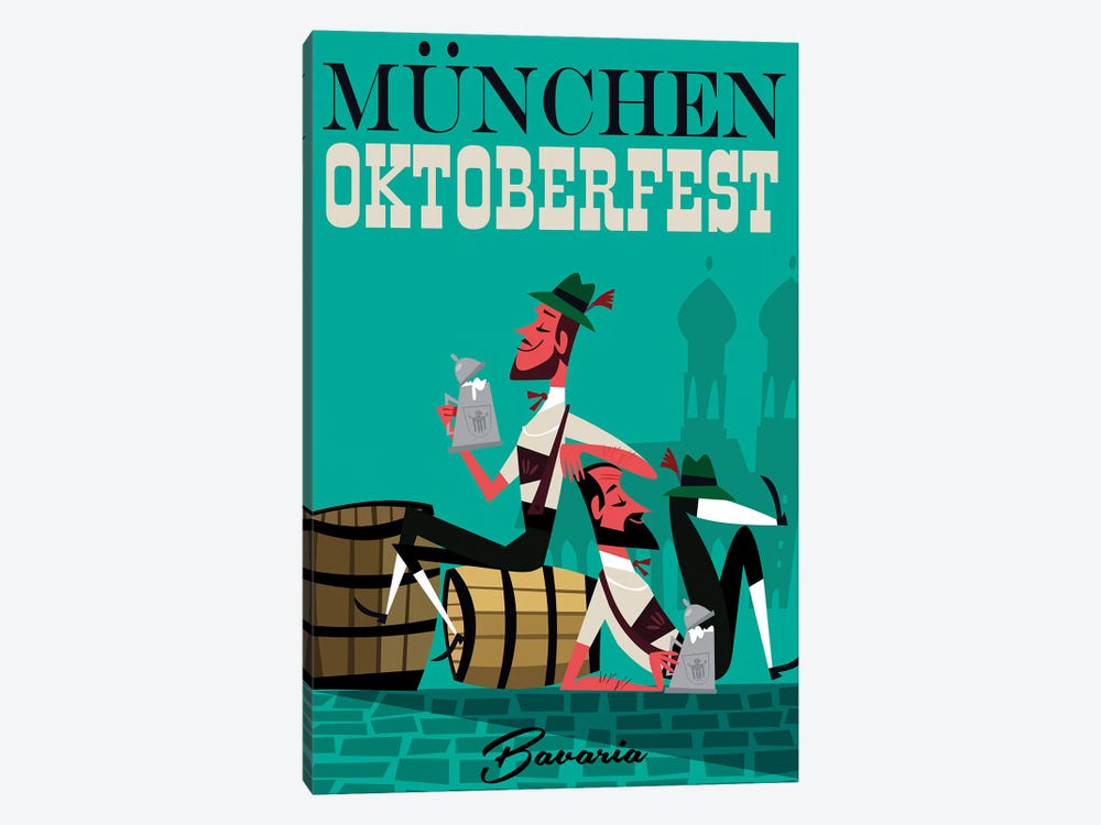 Munich Oktoberfest by Gary Godel 1-piece Canvas Print