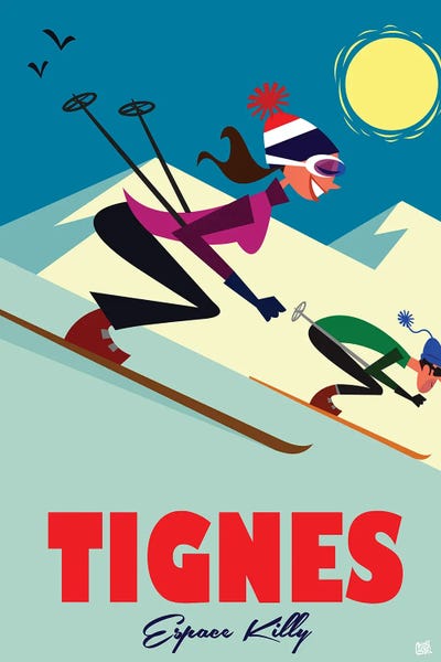 Tignes Espace Killy by Gary Godel framed wall art