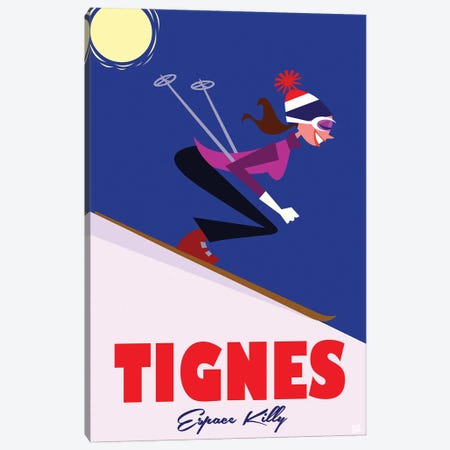 Tignes Canvas Print #GGD77} by Gary Godel Canvas Wall Art