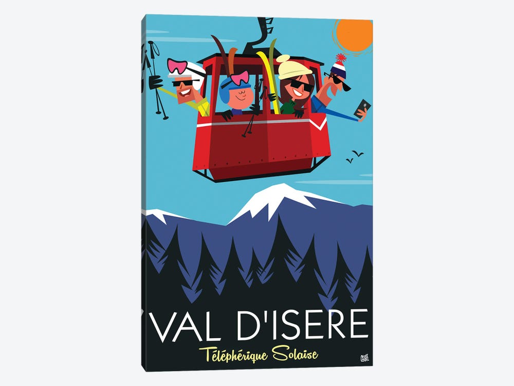 Vald'Isere by Gary Godel 1-piece Canvas Print