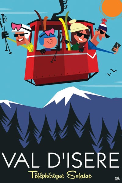 Snowy Mountains: Vald'Isere by Gary Godel