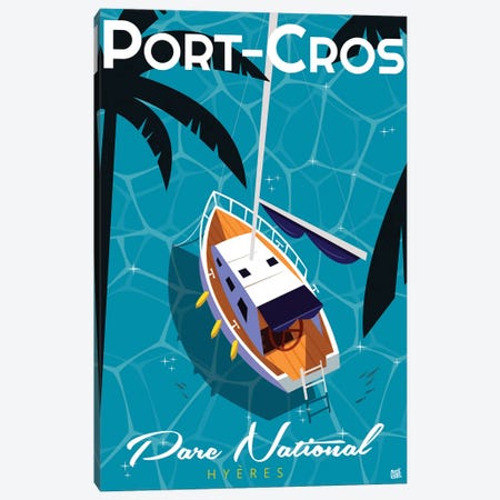 Port Cros Canvas Print #GGD79} by Gary Godel Canvas Art Print