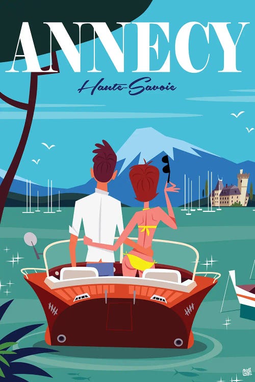 Annecy Haute Savoie by Gary Godel wall art