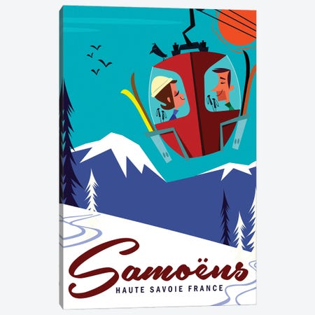 Samoens Canvas Print #GGD82} by Gary Godel Canvas Art