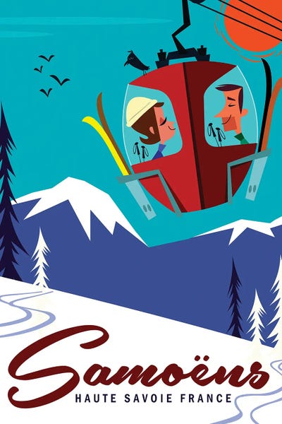 Snowy Mountains: Samoens by Gary Godel