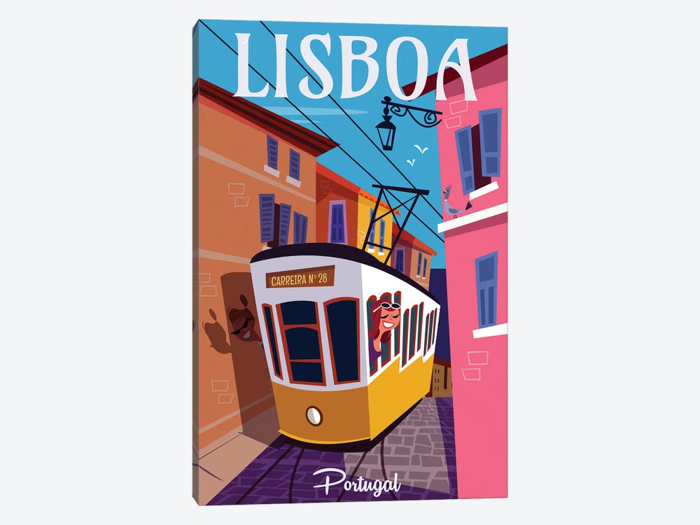 Lisboa by Gary Godel 1-piece Canvas Artwork