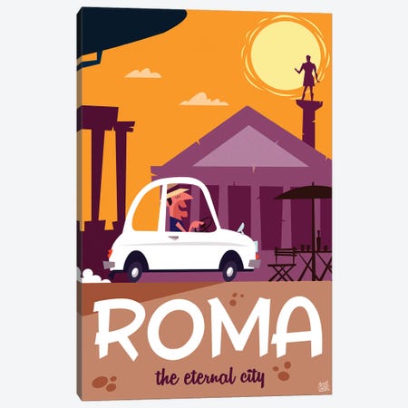 Roma Canvas Print #GGD88} by Gary Godel Canvas Wall Art